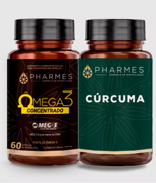 COMBO Super Ômega + Cúrcuma 450mg