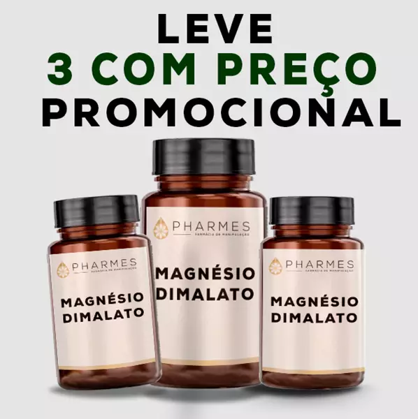 COMBO PROMOCIONAL Magnésio Dimalato - 60 Cápsulas