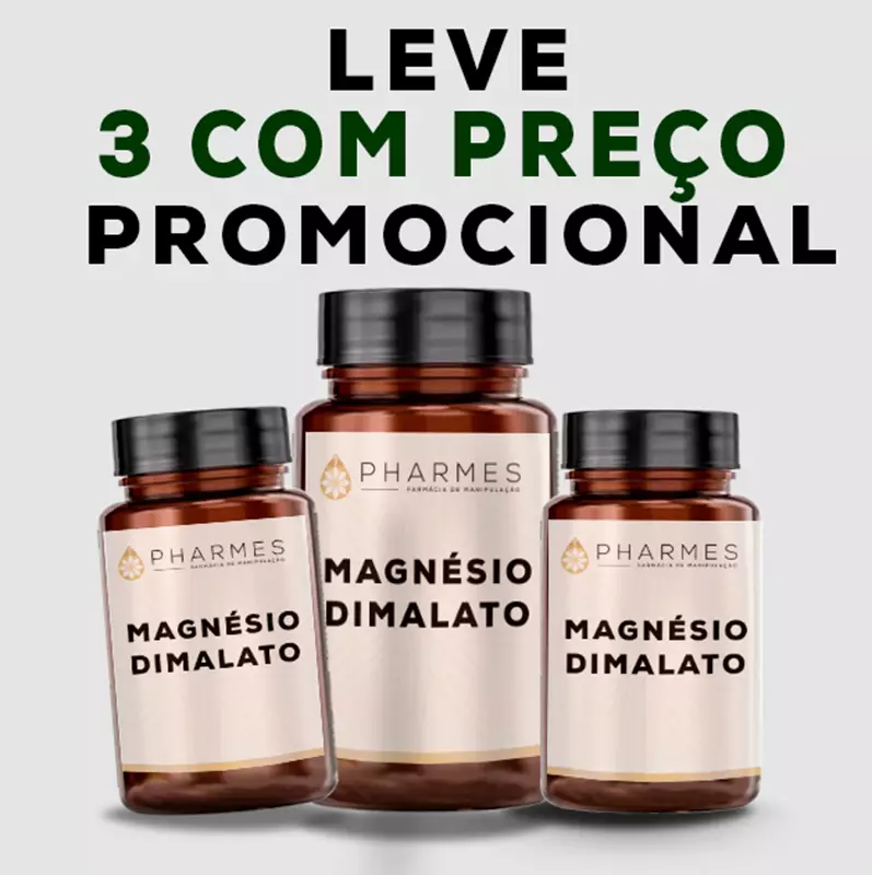 COMBO PROMOCIONAL Magnésio Dimalato - 60 Cápsulas
