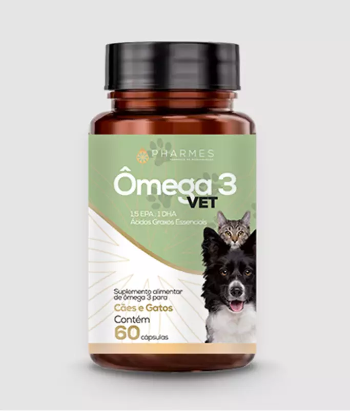 Ômega Vet Pharmes - 60 Cápsulas