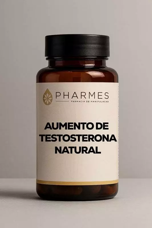 Aumento de Testosterona Natural -  60 Cápsulas