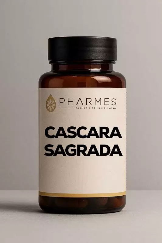 Cascara Sagrada 100mg - 30 Cápsulas