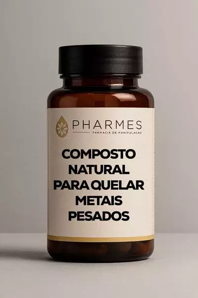 Composto Natural para Quelar Metais Pesados - 60 Cápsulas