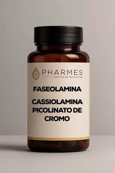 Faseolamina, Cassiolamina e Picolinato de Cromo - 60 cápsulas