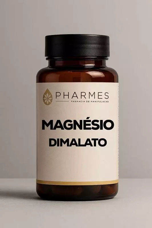 Magnésio Dimalato 550mg - 30 Cápsulas