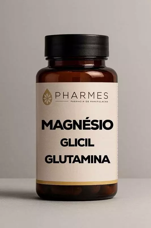 Magnésio Glicil Glutamina 300mg - 60 Cápsulas