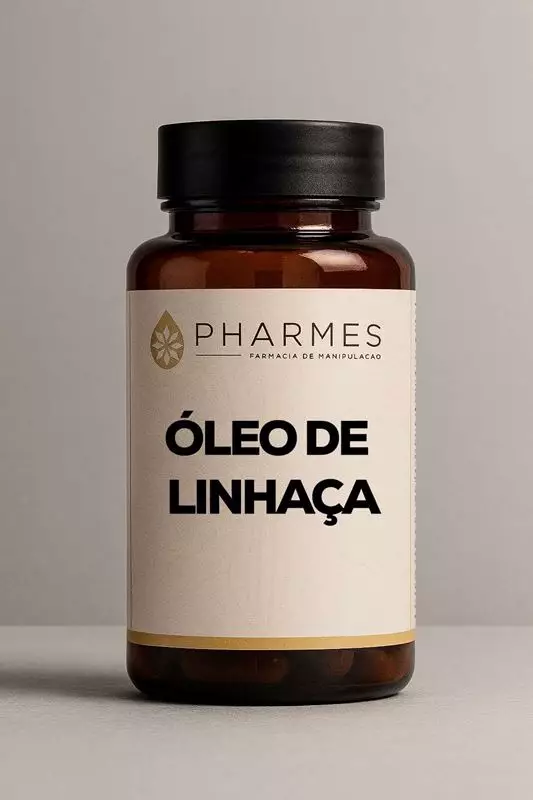 Óleo de Linhaça 1 Grama - 60 Cápsulas